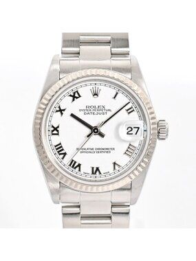 Rolex Watch Datejust White Gold